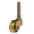 3/4" UA-311-CWPB Solid Brass Furniture Caster Wheel | Diameter: | Stem Caster Wheels for Table, Sofa, Chest, Dresser