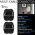 Insulated Wire Connectors, Multi Splice Dual Entry Electrical Power Connector, 2 Port Wire Connectors (5 Pcs)