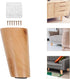 Ipetboom 4pcs 10cm Solid Wood Furniture Legs Replacement Cabinet and Sofa Legs Feet, Tapered Wooden Table and Coffee