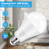 TOBUSA LED Light Bulbs 150 Watt Equivalent, 20W Super Bright Light Bulbs, Daylight White 5000K, A21 LED Bulbs E26 Base, Non-Dimmable, No Flicker Brightest Bulb for Bedroom Living Room Home, 2-Pack by TOBUSA