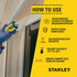 Stanley Premium Siliconized Caulk Acrylic Sealant - Window & Door Caulking, Lifetime Acrylic Latex Sealant for Baseboards, Trims, Kitchen & Bathroom, White, 10.1 fl.oz. 2 Pack