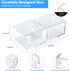 Sticky Note Holder, 2in1 Clear Acrylic Memo Holder for Desk Organization, Post Pop Note Dispenser for 3x3 Note Pad