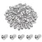 60 Pieces 1/4-20 x 1/2" Hex Button Head Socket Cap Bolts, Stainless Steel 18-8 (304), Full Thread