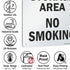 SmartSign U9-2344-NA_10x14 "Danger - Propane Storage Area, No Smoking" Sign | 10" x 14" Aluminum Black/Red on White