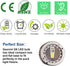 G8 LED Bulb Dimmable 3W T4 JCD Type Bi-Pin Base Daylight White 6000K 120V, 6 Pack