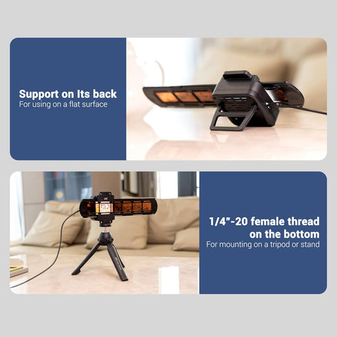 Kiorafoto 35mm Set 10 JJC Negative Film Scanning Copying LED Light Includes Slides Holder, Film Strip Holder, USB Light