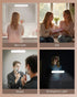 2 Pack 3 Dimming, EZVALO Wireless Makeup Light, Rechargeable Vanity Lights for Mirror with Color Modes, Stepless Touch