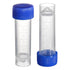 ZENFUN Set of 100 Plastic Test Tubes with Lids, 5 ml Graduated Shot Tubes for Liquid, Potions, Laboratory