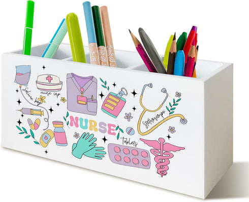 Nurse Gifts Pen Pencil Holder Organizer for Desk, Nurse Appreciation Gifts, Gift