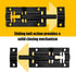 LXUEJIE 2 Pack 12 Barrel Bolt Lock, Slide Bolt Latch Lock, Door Latch Lock Slide Bolt Heavy Duty Security Sliding Latch