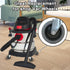 4 Inches Wheels,7/16-Inch 4 Pack Stem Caster Stem Diameter Swivel Rubber Casters,Heavy Duty TPR Replacement Wheels