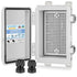 TICONN Waterproof Electrical Junction Box, IP67 ABS Plastic Enclosure with Hinged Cover, Off-white, 5.9"x3.9"x2.8"
