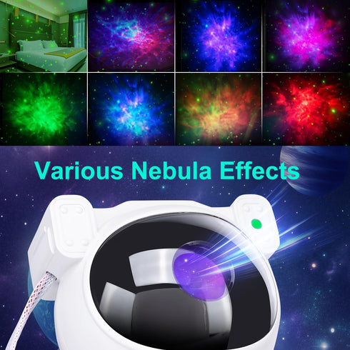 NICAYET 2-10 Star Projector Galaxy Night Light,Birthday Gifts Toys for Year Old Boys Girls- Astronaut Starry Nebula