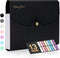 Sooez Expanding File Folder, 13 Pocket Accordion Organizer for Documents with Labels, Portable Bill Receipt Organizer