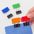 Rectangle Medium Paper Clips, Easy Grip, Assorted Color, 8 Pcs/Set, Office Supplies