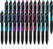 MyLifeUNIT Gel Pens, Black Fine Point 0.5mm Retractable Pens, Super Smooth Writing with Quick-Drying Ink (24 Pack)