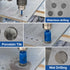 HIGHDRIL Dry Diamond Tile Drill Bit, 1-9/50" (30mm) Diameter, Hex Shank for Porcelain Ceramic Granite Marble