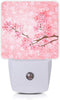 Oeaskly Cherry Blossoms Night Light,Spring Flower Night Lights Plug into Wall with Dusk