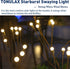 Bulb (4 Pack) TONULAX Solar Garden Lights - Upgraded Solar Swaying Light, Sway by Wind, Outdoor Lights, Yard Patio