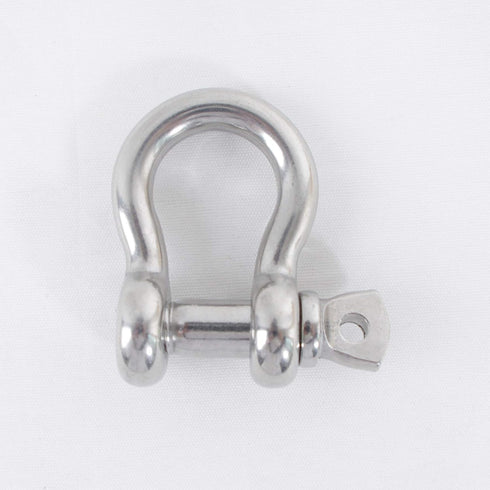 Size 5/16" Anchor Shackle, 316 Stainless Steel Body and Pin Material, 4PK