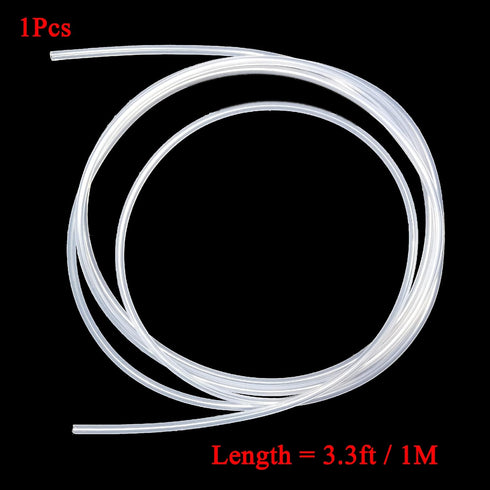 Silicone Tubing 5/8'(16mm) ID x 13/16'(21mm) OD - 3.3ft Length Silicone Rubber Tube for Gas Liquid Transfer