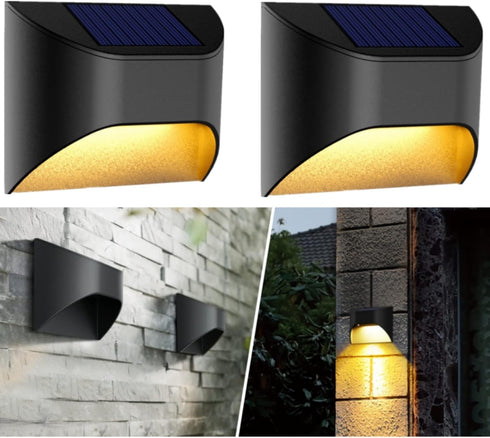 Solar Fence Lights -Deck & Step & Stair Lights - Warm White/Daylight/Cool