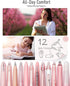 FourCandies 12Pack Pastel Gel Ink Pen Set, 0.5mm Fine Point Retractable with 11 Black Ink Pens & 1 Highlighter