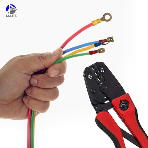 300 PCS Insulated Wire Electrical Connectors - Butt, Ring, Spade, Quick Disconnect Assortment Kit