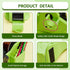 Heat Tape Cut Dispenser with 5 Pieces Multi-Size High Temp Tape, Heat Resistant Sublimation Desk Tape for Industrial