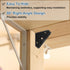 4Pcs 38mm 38mm PATIKIL Corner Brace Brackets, x Carbon Steel Triangle Corner Braces Angle Joining Support with Screws
