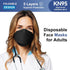 KN95 100 Pack 5 KN95 KN95 Face Mask Disposable Adults - Layer Protection Adjustable Mask Breathable Comfortable