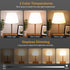 Waterproof,4000mAh Use,3 Dimmable 10.8"H- Shower Lamp Battery Rechargeable Cordless Table Lamp for Indoor & Outdoor