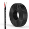 20 Gauge 2 Conductor Electrical Wire 20AWG Stranded PVC Cord 50FT/15.3M Oxygen-Free Copper Cable for LED Strips Lamps