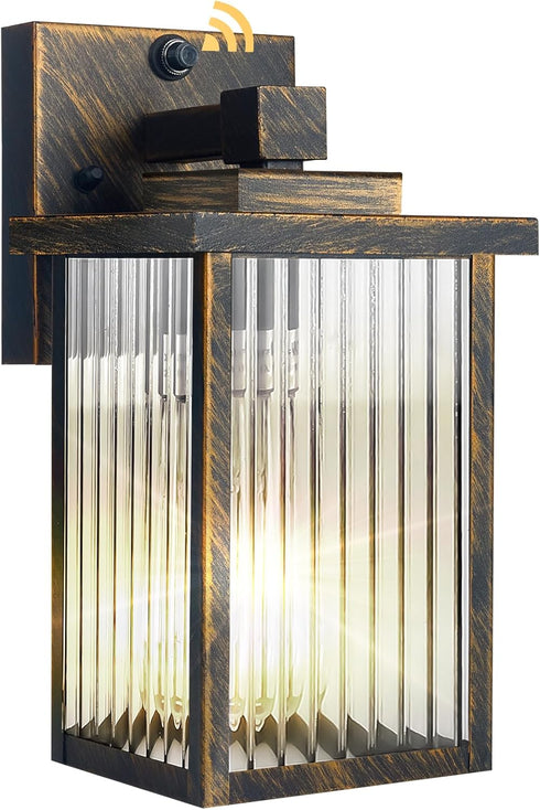 Outdoor Wall Light with Dusk to Dawn Sensor, Waterproof Exterior Light for