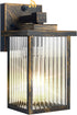 Outdoor Wall Light with Dusk to Dawn Sensor, Waterproof Exterior Light for
