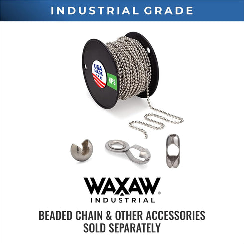 Bead Chain Stop 7.0mm, 12 Pack for Sizes #6, 8 or #10 Ball Chain, Made in USA