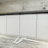 Glossy White Peel and Stick Wallpaper, Waterproof Self Adhesive Contact Paper 15.8" x 197" for Cabinet and Countertop