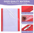 PATIKIL 10 Pcs Plastic Report Covers with Prong, 80 Sheet Capacity Clear Presentation Binders