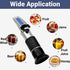 0 20% Honey Refractometer for Honey to Sugar Test Range with ATC for Most Liquid Sugar Tests