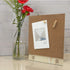 Desktop Cork Board, 10'' x 8'' Bulletin Board with 12 PCS Push Pins, Decorative Message Board for Home School Office