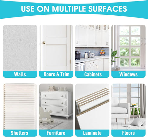 NADAMOO Beige Multi Surface Touch Up Paint for Interior and Exterior, Cabinet, Wall, Door, Furniture, Windows, Shutter,