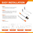 5/6 Inch E26 ECOELER Retrofit Kit for Installation LED Disk Light in Recessed Can, Adapter for Traditional Recessed Can