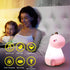Oaroily Dinosaur Night Light for Kids, LED Nursery Lamp for Toddler's Room, Cute Color Changing Silicone Baby Night