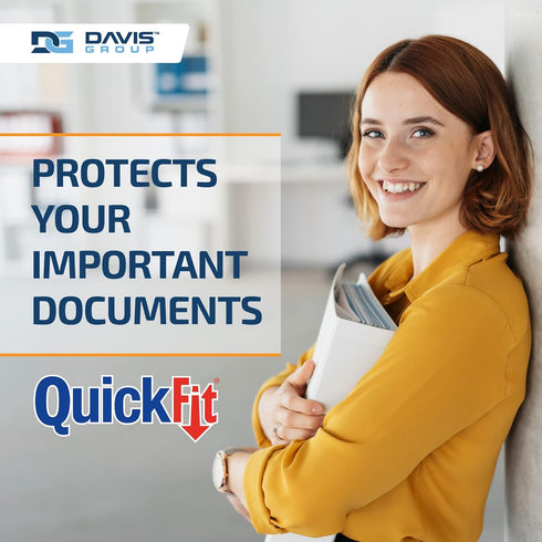 QuickFit 3-Ring Binder, Angle D Ring, 4 Inch, White, Pack of 4, 87060-04