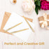 Cambond Gold Ballpoint Pens, 1.0mm Medium Point for Wedding Guest Book, Smooth Writing with 3 Extra Refills