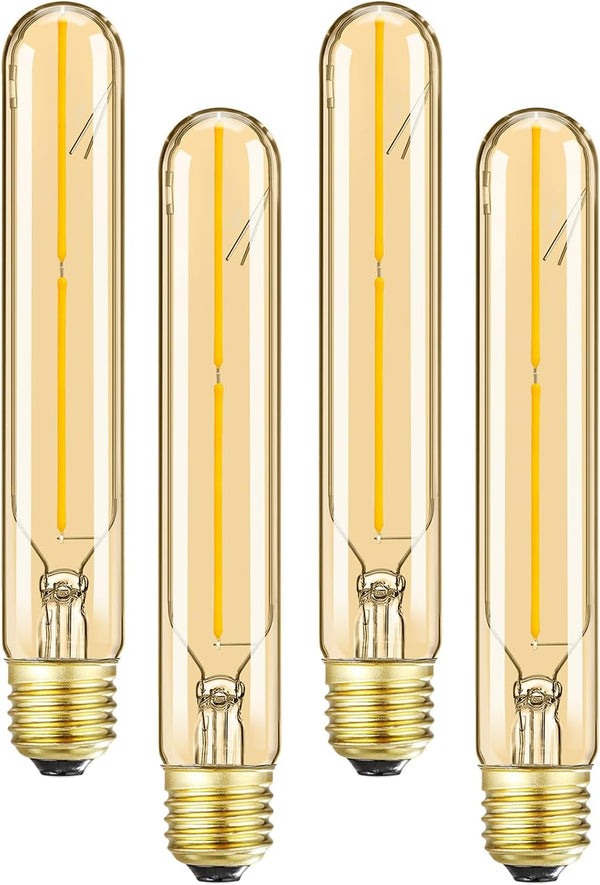 7.3inch E26 Tubular Led Bulb 4W Dimmable E26 Led Bulbs Warm White