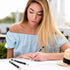 Teling 20 Pcs Inspirational Quote Pens, Motivational Ballpoint Pen with Soft Stylus Tip for Coworkers (Black)