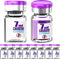 Ks-Tek Sterile Empty Vials with Self Healing Injection Port,with Aluminum plastic Cap,Sterile Package (7ml Clear, 10)