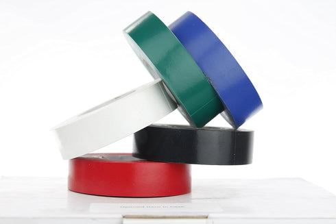 Sunlite 41325-SU 10-Pack PVC Electrical Tape, 60 Feet x 0.75 Inches, White