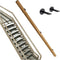 ALDEPO Grab Bars Handrails Wooden - 1Ft-20Ft Complete Kit, Professional Corridor Non-Slip Stair